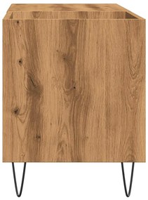 Armário p/ discos 84,5x38x48cm deriv madeira carvalho artisiano