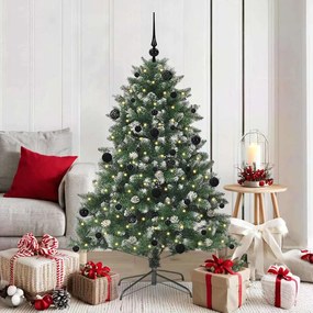 vidaXL Árvore de Natal Artificial Verde 150 cm PVC, Plástico e Aço