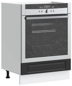 Armário forno Porto derivados de madeira preto