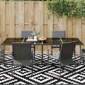 Tapete para Exterior ARAKIL Preto e Branco Poliester 300 x 400 cm
