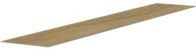 Painel de parede c/ aspeto de madeira 2,06 m² PVC castanho