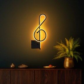 Aplique de Parede Gurses – Preto – 20x45x3 cm
