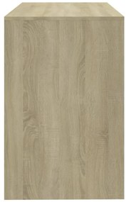 Secretária 101x50x76,5 cm derivados de madeira carvalho sonoma