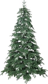 HOMCOM Árvore artificial de natal 210 cm Ramos Realistas com Efeito Neve Árvore de Natal com Suporte em Aço Base Dobrável Verde | Aosom Portugal