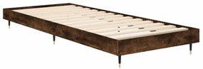 Estrutura cama s/ colchão derivados de madeira carvalho fumado