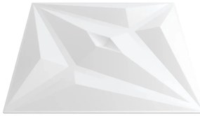 Painéis de parede 12 pcs 50x50 cm 3m² XPS estrela branco