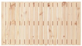 Cabeceira de parede 108x3x60 cm madeira de pinho maciça