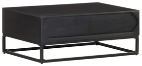 Mesa de centro 90x60x35 cm madeira de mangueira maciça