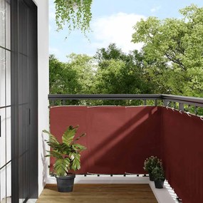 vidaXL Tela de varanda 90x800 cm 100% poliéster oxford terracota