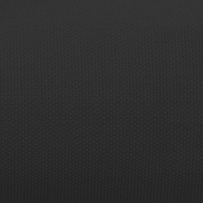 Encosto cabeça cadeira de pátio 40x7,5x15 cm textilene preto