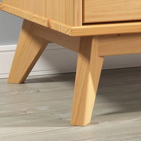 Cómoda Borneo em pinho 80x40x79cm com certificação FSC natural