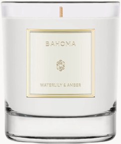 Vela perfumada artesanal Waterlily & Amber (neroli, rosa, sândalo)