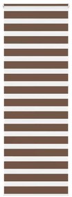vidaXL Cortina de zebra 75x230 cm largura do tecido 70,9 cm poliéster