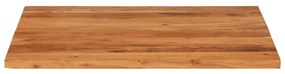 Tampo de mesa quadrado 70x70x2,5 cm madeira de acácia maciça