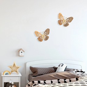 Acessório Decorativo de Parede em Metal Bys-4062 – Multicolor – 32 x 2