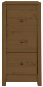 Aparadores 2 pcs 40x35x80 cm pinho maciço castanho mel