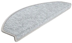 Tapetes de escada 20 pcs 65x24x4 cm cinzento-claro