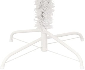 Árvore de Natal rotativa pré-iluminada + suporte PVC branco