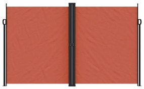 Toldo lateral retrátil 200x1200 cm terracota