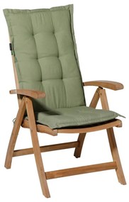 434703 Madison Almofadão cadeira encosto baixo Panama 105x50 cm verde salva