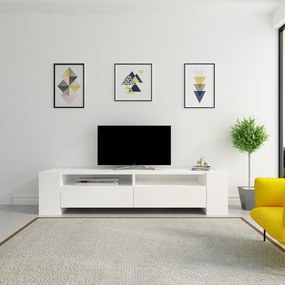 Móvel TV Sosruko – Branco – 155x35x35 cm