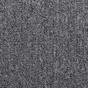 Tapete/carpete para escadas 15 pcs 65x21x4 cm cinzento-escuro
