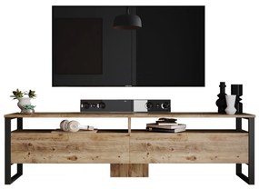 Móvel de TV "Horizon" – Pinho Atlântico - 180x35.5x56 cm – Design Mode