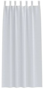 Cortinas com cortinas 2 pcs Cinza Claro 260 x 140 cm Poliéster