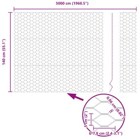 Postes de Cerca vidaXL 22 pcs U-Channel 140 cm Aço Galvanizado, Cerca