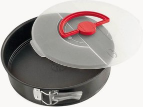 Forma para bolo com fundo amovível e tampa Bake & Go