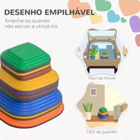 AIYAPLAY Conjunto de Blocos de Equilíbrio para Crianças Empilhável de