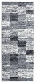 vidaXL Passadeira 100x250 cm polipropileno cinzento