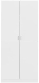 Roupeiro 90x52x200 cm derivados de madeira branco