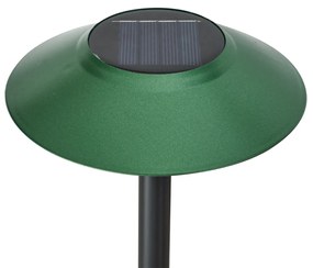 Conjunto de 4 projetores de espigão verdes incluindo LED IP44 Solar - Mushroom Moderno