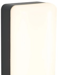 Candeeiro de Parede Exterior Preto com Sensor Crepuscular incl. LED - Shift Moderno