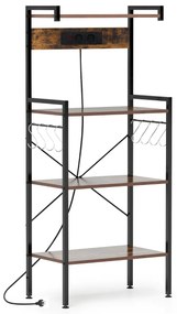 2 cadeiras de bar giratórias ajustáveis com base de metal antiderrapante e apoio para os pés - cinza