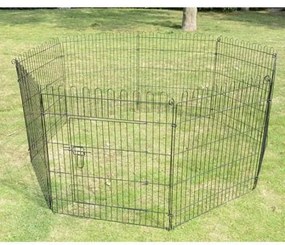 Parque para cães e outros animais de estimação - 8 vedações 71 x 61 cm