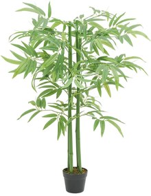 Árvore de bambu artificial 384 folhas 120 cm verde