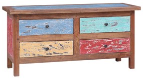 vidaXL Móvel de TV 102x35x50 cm madeira recuperada maciça