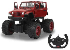 Carro telecomandado Jeep Wrangler JL 1:14  2,4GHz Roda gigante Vermelho