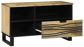 Armário de armazenamento de mídia Castanho 80 x 33.5 x 46 cm