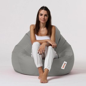 Pufe de Jardim Premium XXL – Fumo – 115x130x39 cm | Tribo Home