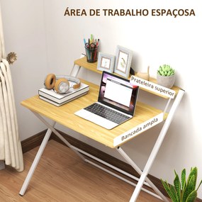 Secretária de Canto – Modelo Västerås – 86x66x82 – Moderna – Branco