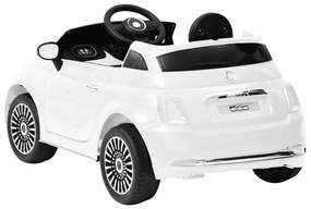 Carro elétrico de criança Fiat 500 branco