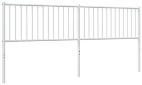 Cabeceira de cama 200 cm metal branco