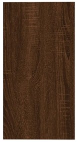 Mesa de apoio 50x26x50 cm derivados madeira carvalho castanho