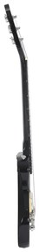 Guitarra elétrica p/ crianças com saco 3/4 30" castanho/preto