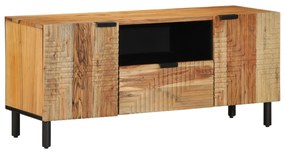 Aparador de TV vidaXL 105x33,5x46 cm Madeira Maciça de Acácia