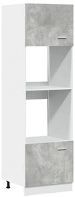 7 pcs conj. móveis casa banho “Lyon” cinza cimento