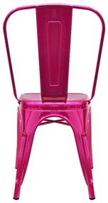 Pack 4 Cadeiras Torix Metalizadas - Rosa metalizado